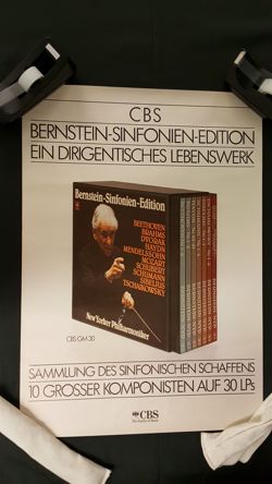 CBS Bernstein Symphonies Poster